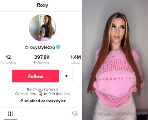 roxy stylez onlyfans leaks|Roxy Stylez : r/tiktokgossip